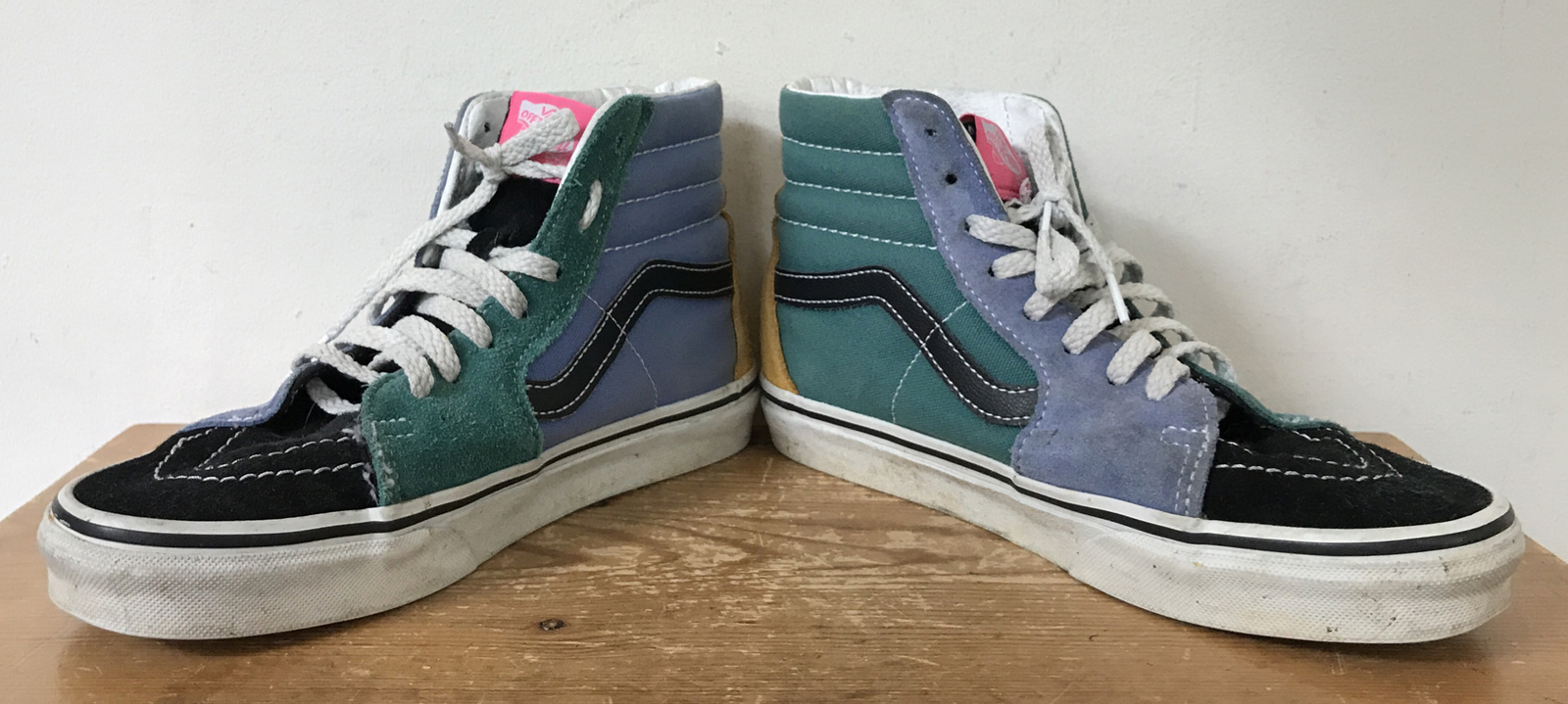 Vans Multicolor Patchwork Suede Leather Canvas Hi… - image 2