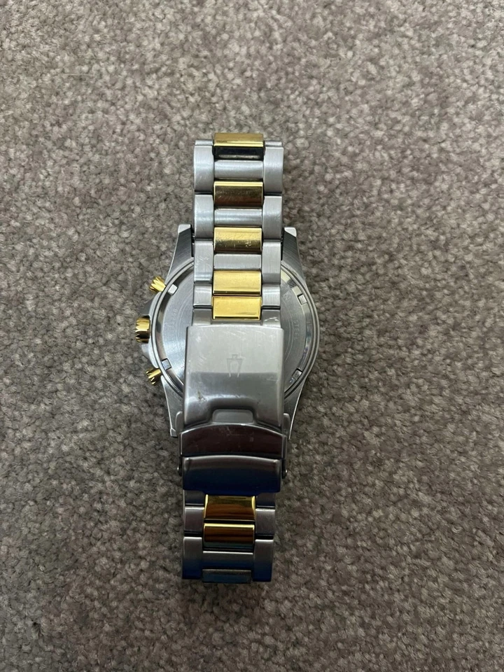 Bulova Marine star mens watch 100m with box - image 2 of 4