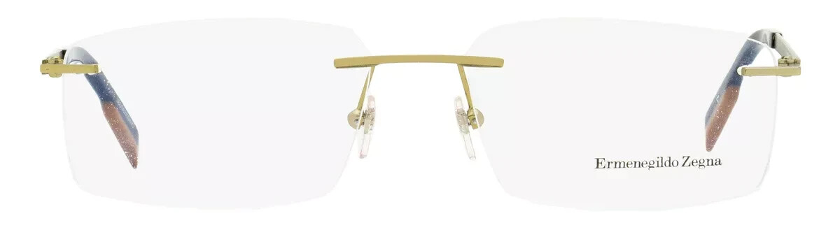 Очки без оправы из матового золота Ermenegildo Zegna EZ 5219 038 57-17-145 33390₽