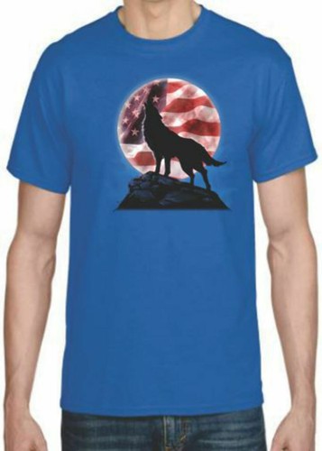 Erwachsene DryBlend® T-Shirt - AMERICAN HOWL - WOLF / AMERICAN PRIDE - Bild 28 von 43
