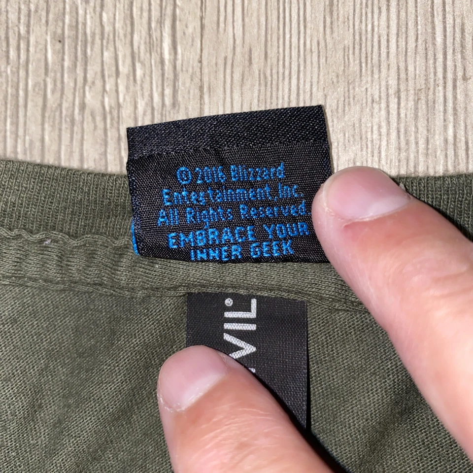 CAMISETA Overwatch Junkrat Grande Verde Blizzard Entretenimiento Videojuego Jugador Foto 4 de 4