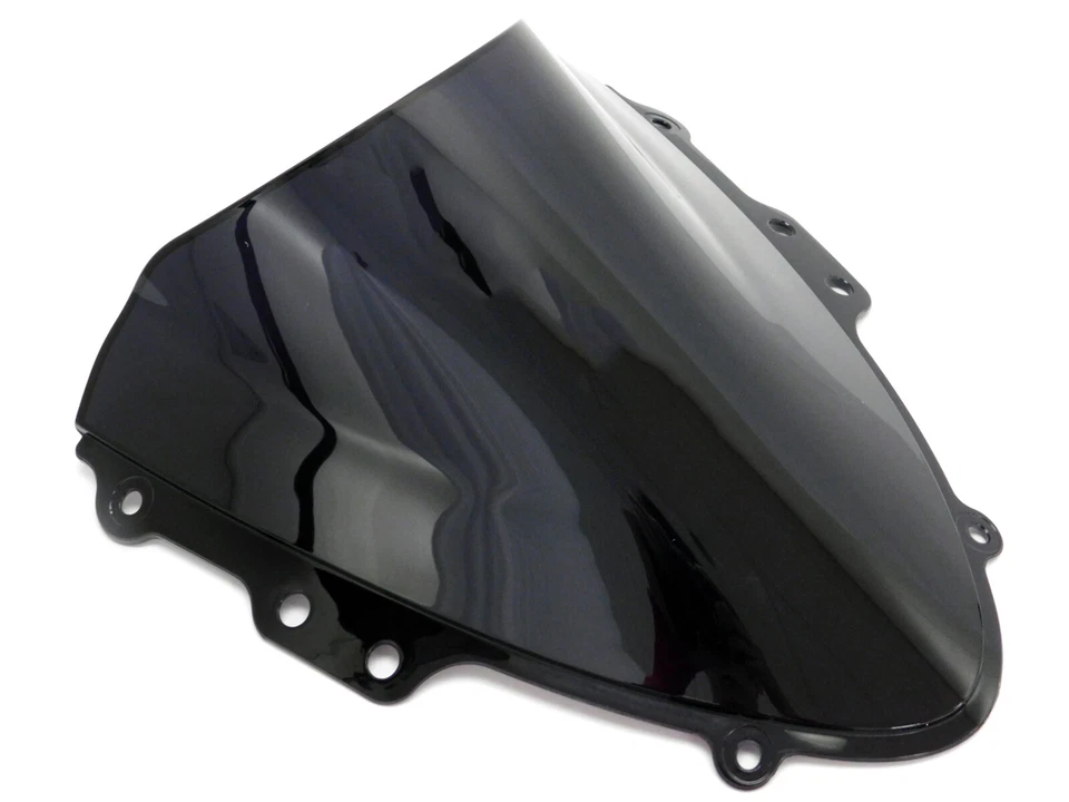 Black Double Bubble Windscreen Windshield for 2004-2005 Suzuki GSXR600 GSXR750 - Image 2 of 4