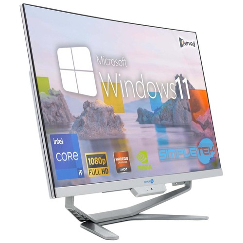 Tout en Un i9 24 " Courbe Victoire 11 RAM 32GB SSD 960GB Gpu RX550 4GB PC Gaming - Afbeelding 2 van 8