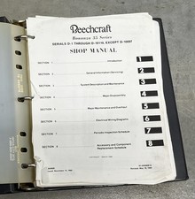 Beechcraft Bonanza 35 Shop Service Manual 35-...