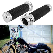 1" 25mm Motorcycle Handlebar Hand Grips for Harley Sportster XL 883 1200 72 48