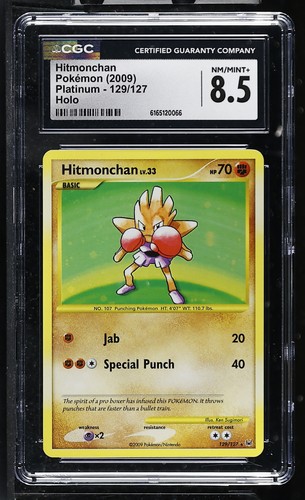Hitmonchan graded CGC 8.5 for sale on eBay