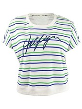 Tommy Hilfiger Sport Women's Embroidered Sweatshirt L, Very Verte