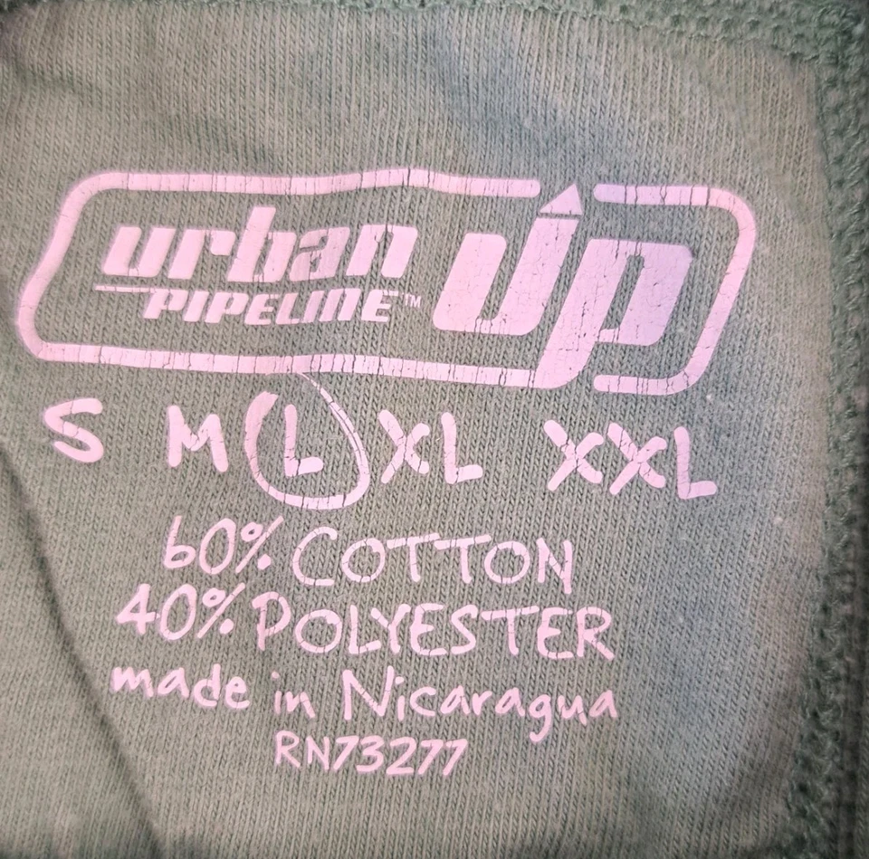 Camisa térmica manga larga Urban Pipeline Boys L capa tejida gofre informal verde Foto 2 de 4