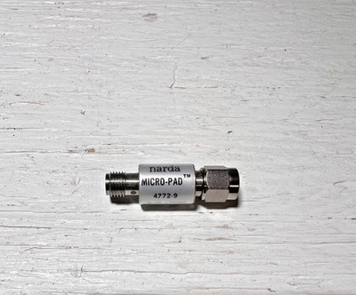 Used Narda 4772-9 Micro-Pad SMA Attenuator 20DB ATTEN DC-6 GHz 2 WATTS