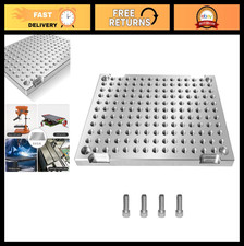 6" x 8" x 1/2" Aluminum Fixture Plate, Mini Sacrificial Pallet for CNC Machining