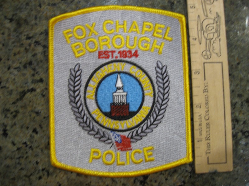 Fox Chapel Pennsylvania Police patch PA