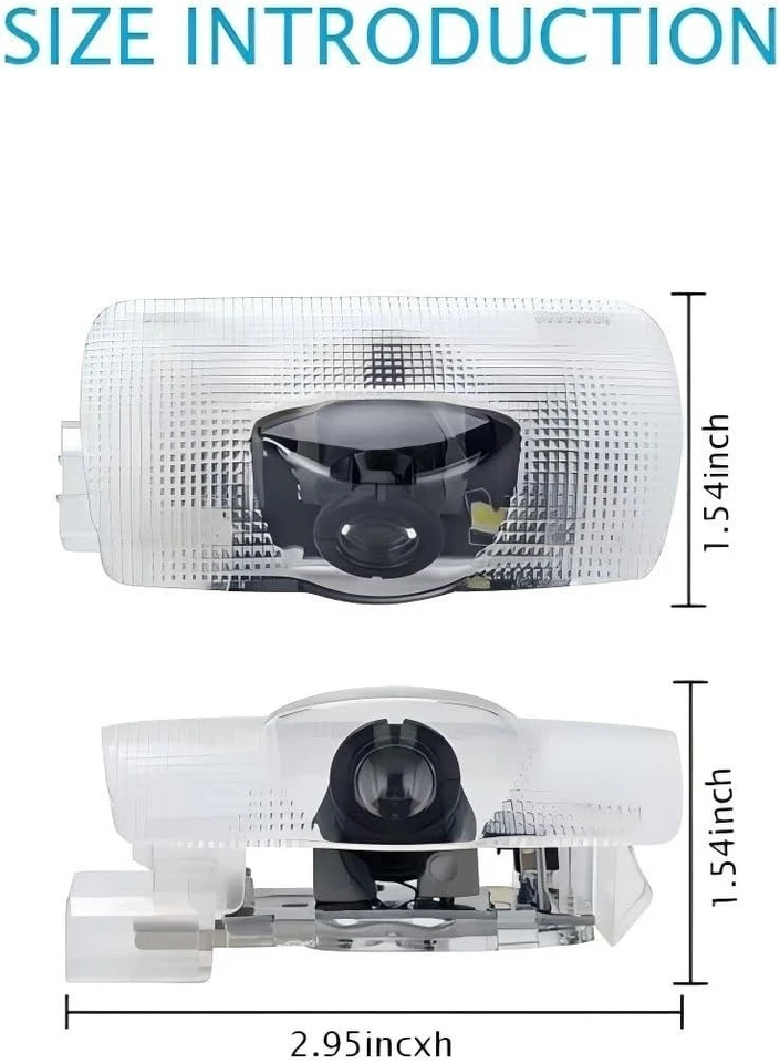 2x Car Led Laser Projector Puddle Light for Toyota Camry Corolla Sienna Venza - Image 3 of 4