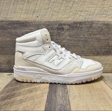 New Balance 550 Mid Top Cream White Sneakers Size 7.5 Men / 9 Women BB650RPC