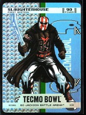 Bo Jackson Battle Arena EZ261 Slaughterhouse Ice Holo 1st Edition Tecmo Bowl