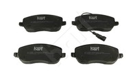 Vorderachse Hart 225 711 Bremsbelagsatz, Scheibenbremse FüR Fiat