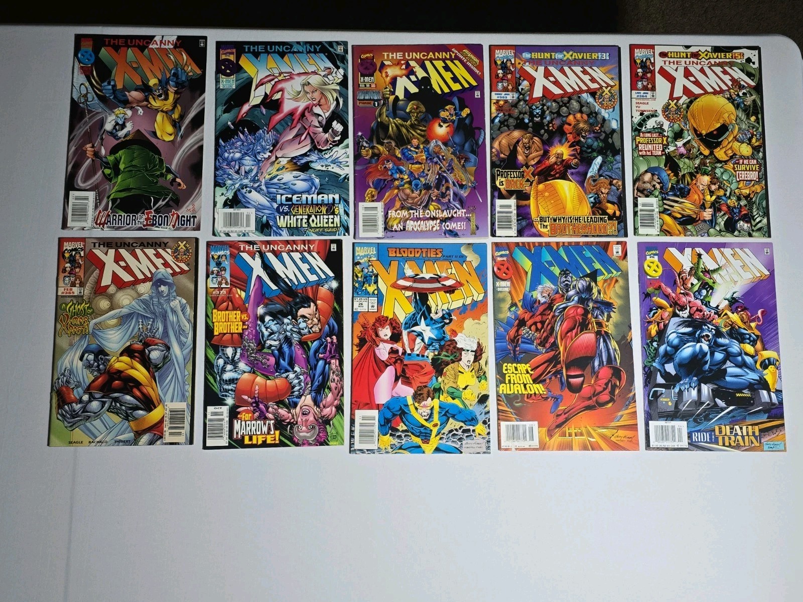 X-Men Newsstand Marvel #26,43,51,60,& more Lot of 16 (SEE DESCRIPTION)