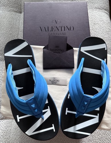 Valentino Flip Flop Herren Blau Größe 39 - Bild 7 von 8