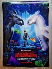 How to Train Your Dragon Poster The Hidden World Cinema One Sheet