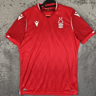 Nottingham Forest 2019/2020 Home Football Shirt Macron L Large #17