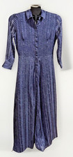 Banana Republic Blue Button Down Dress Women’s Size 0 Maxi Business Fashion