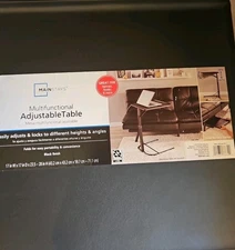 Mainstays 28in Multifunctional Adjustable Table Great For Laptops, Books, & More
