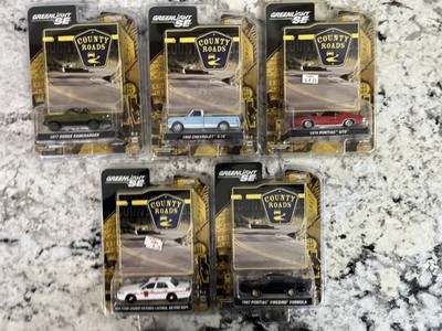 Greenlight County Roads Series 4 incl. 1970 Pontiac GTO, 1987 Firebird Formula