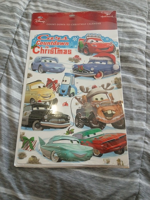 Hallmark Countdown To Christmas Calendar Disney Pixar Cars Lightning McQueen 👀 