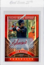 YOAN MONCADA 2015 PANINI ELITE EEE RED INK ROOKIE AUTOGRAPH AUTO CARD #1 /25