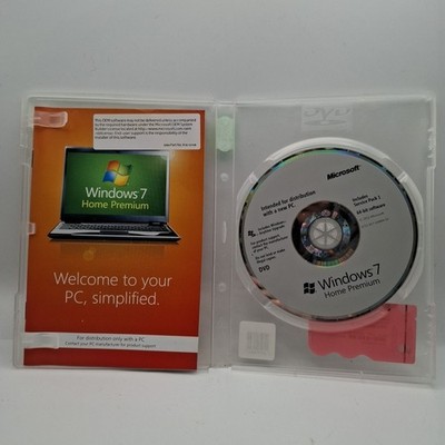 Microsoft Windows 7 Home Premium 64-Bit Software Disc