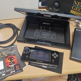 SNK NEO GEO X GOLD Limited Edition Console Black NTSC-J Complete Set Tested