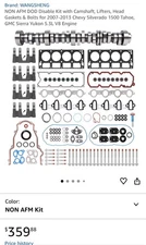 DOD/AFM Deleted Kit Camshaft Lifters for 2007-2013 Chevy GMC 5.3L V8 Truck/SUV