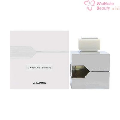 L'Aventure Blanche by AL Haramain for Men 3.3oz Eau De Parfum Spray New In Box