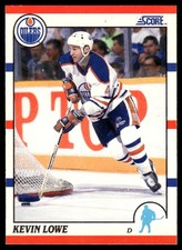 1990-91 Score American KEVIN LOWE #170 Edmonton Oilers HOF