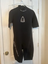 Vintage O'Neill Shorty Wetsuit Back Zip Men  s Size Large USA Made RARE in EUC