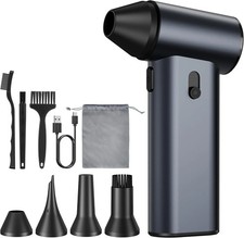 110000 RPM Cordless Electric Air Duster 6 Speed Rechargeable PC Keyboard Cleaner