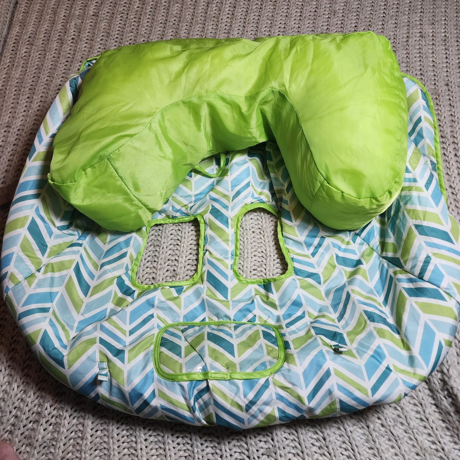 Summer 2 in 1 Grocery Cart Cover & Seat Positioner, Pillow Included Washable 