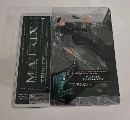 McFarlane Toys Matrix Movie Reloaded Trinity Falls 7-Zoll-Actionfigur