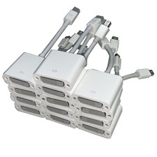Lot of 13 Apple A1305 Mini DisplayPort to DVI Adapter MB570LL/B