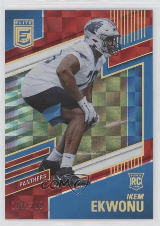 2022 Panini Donruss Elite Rookies Red 188/399 Ikem Ekwonu #134 Rookie RC 0zt4