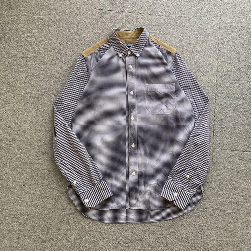 JUNYA WATANABE COMME des GARCONS MAN Long Sleeve Check Shirt Men Japan Size JP-S