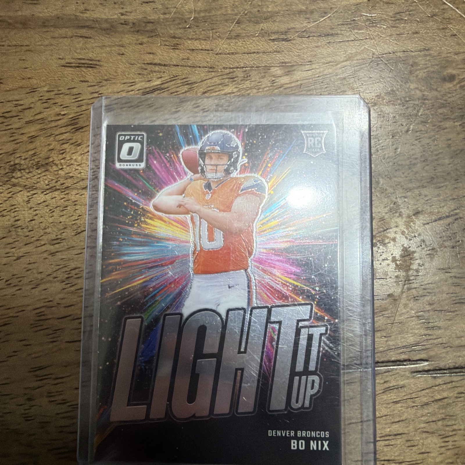2024 Panini Donruss Optic - Light It Up Bo Nix #6 (RC)