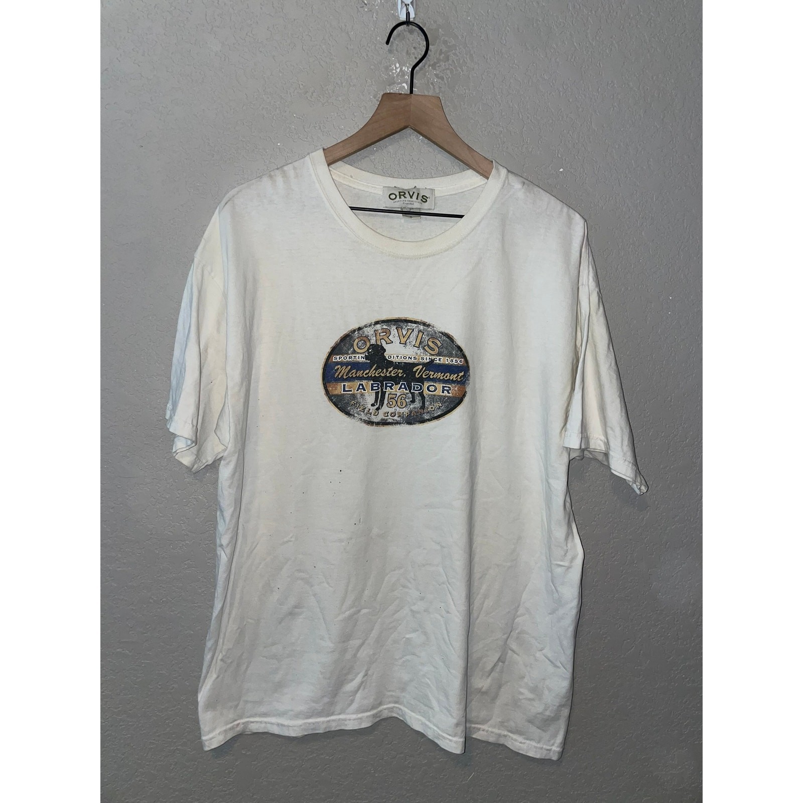ALTRA Maglietta Orvis Manchester Vermont Labrador Field Companion cane maglietta vintage XL