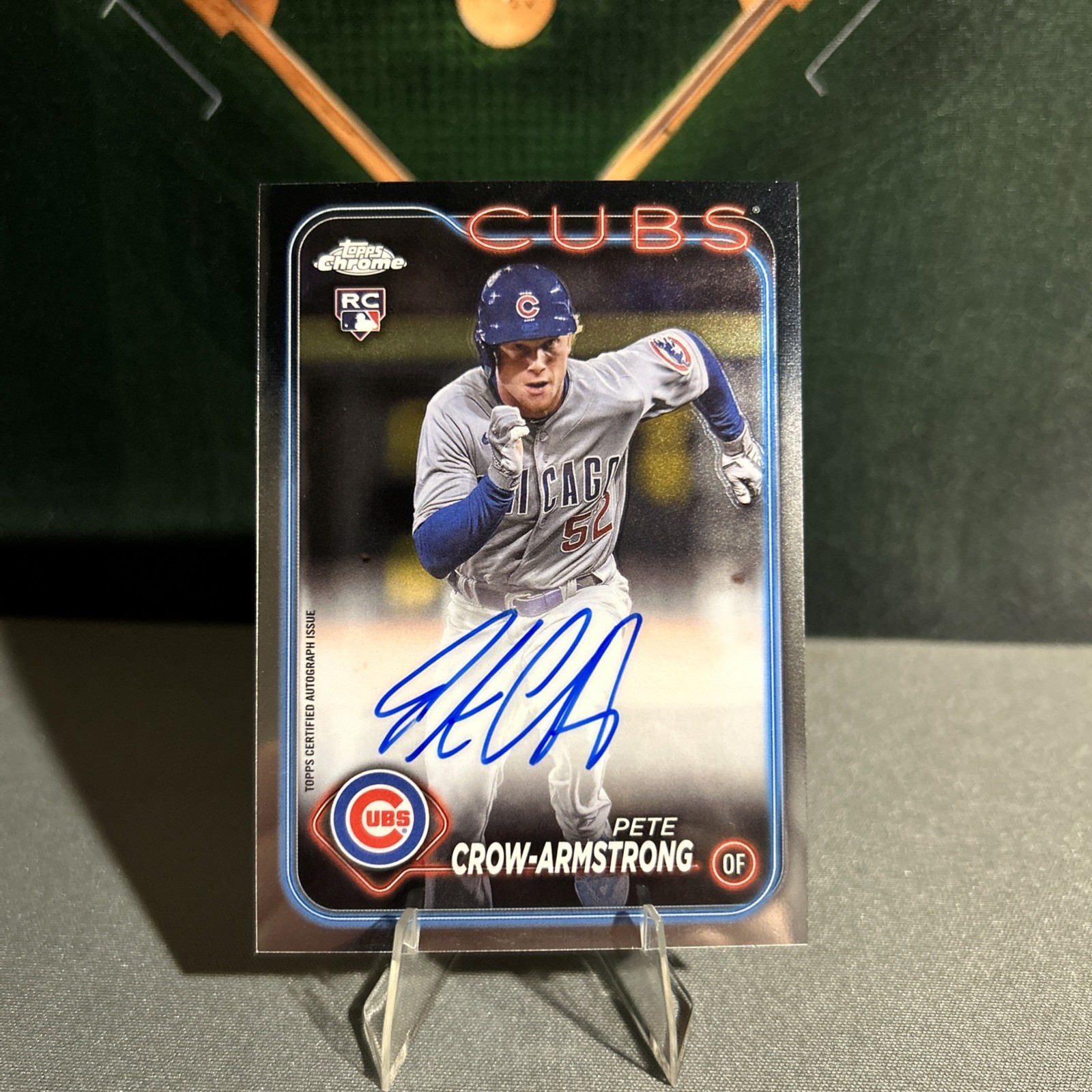 2024 Topps Chrome Rookie Autographs Pete Crow-Armstrong #RA-PC RC Auto Cubs 🔥 