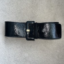 Ted Baker Black Wide Belt Size 1