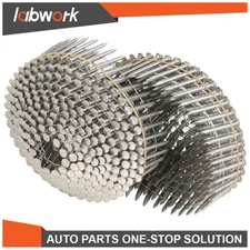 Labwork Stainless Steel Siding Nails 1200 Pcs 1-1/4"&0.09" Ring Shank 15 Degree