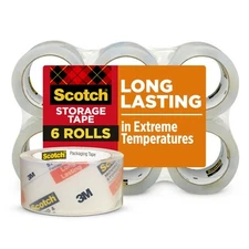 Scotch Long Lasting Storage Packaging Tape, 1.88" X 54.6 Yd, Designed 