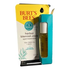BURT'S BEES BLEMISH STICK TEA TREE Oil BHA SPOT TREATMENT FREE FAST SHIP