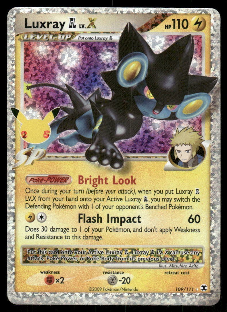 Luxray GL Lv X 2021 Celebrations Holo Rare Pokemon Card 109/111
