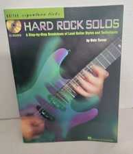 HARD ROCK SOLOS A BOOK & CD Set  BREAKDOWN OF LEAD GUITAR Styles By Dale Turner 