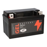 Landport 50615 LTX7A-4 Agm/Gel Motorradbatterie 12V 7Ah Ersetzt YTX7A-BS JMTX7A